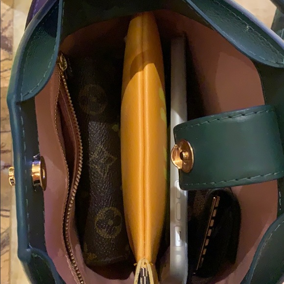 DANSE LENTE
Green Johnny Mini Leather Bucket Bag - Picture 12 of 12